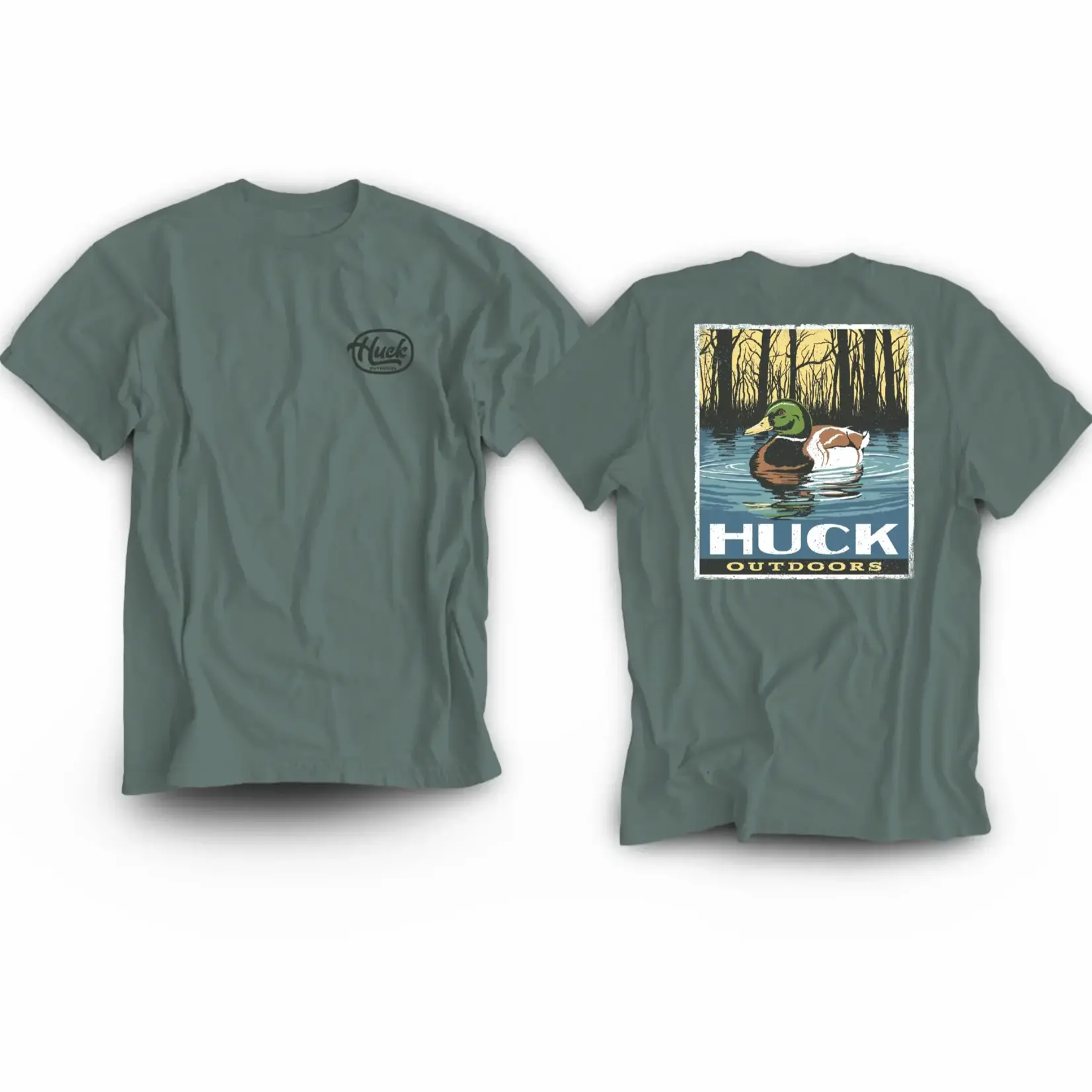 Huck Outdoors Huck Outdoors Mallard Poster S/S TEE Shirt