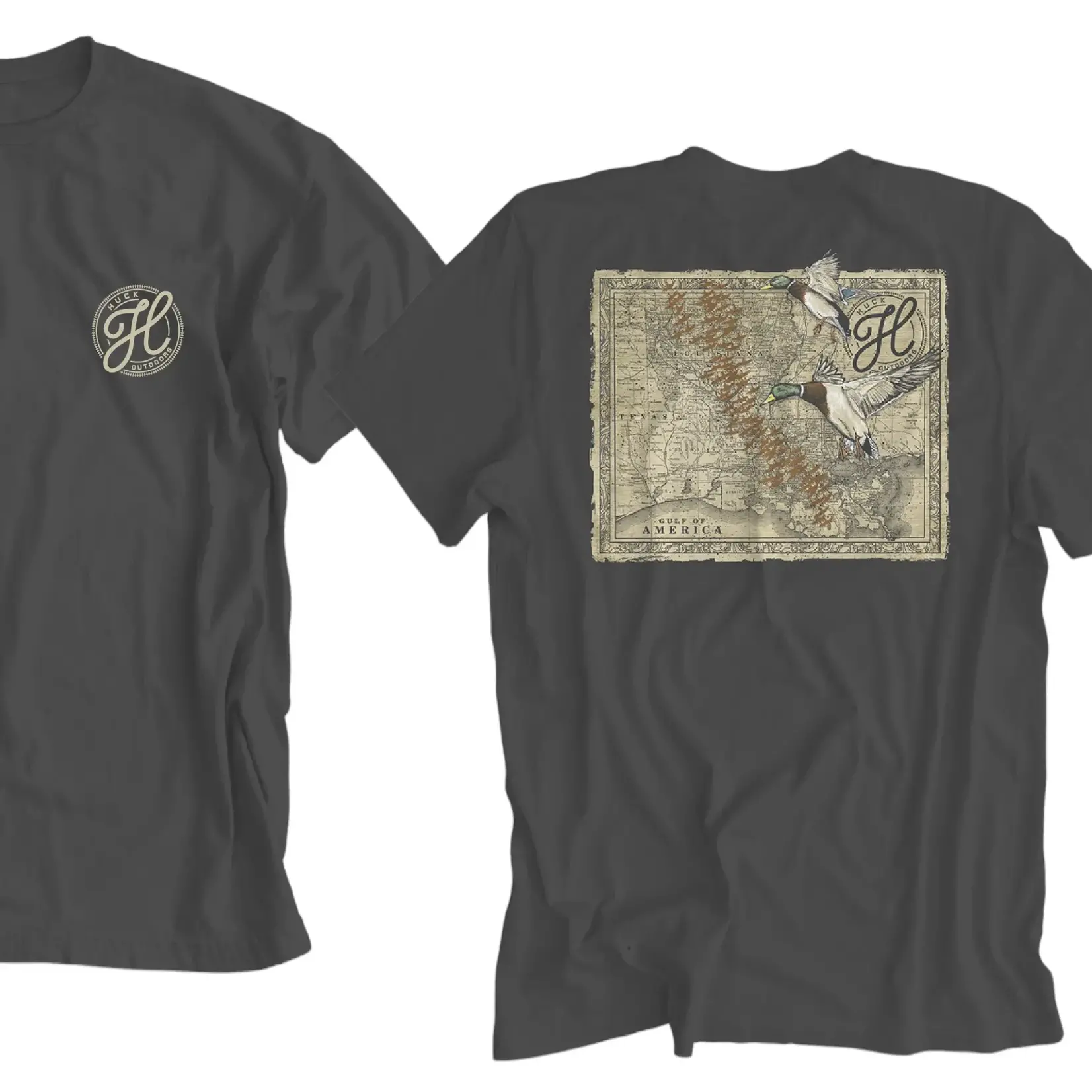 Huck Outdoors Huck Outdoors Migration Map S/S TEE Shirt