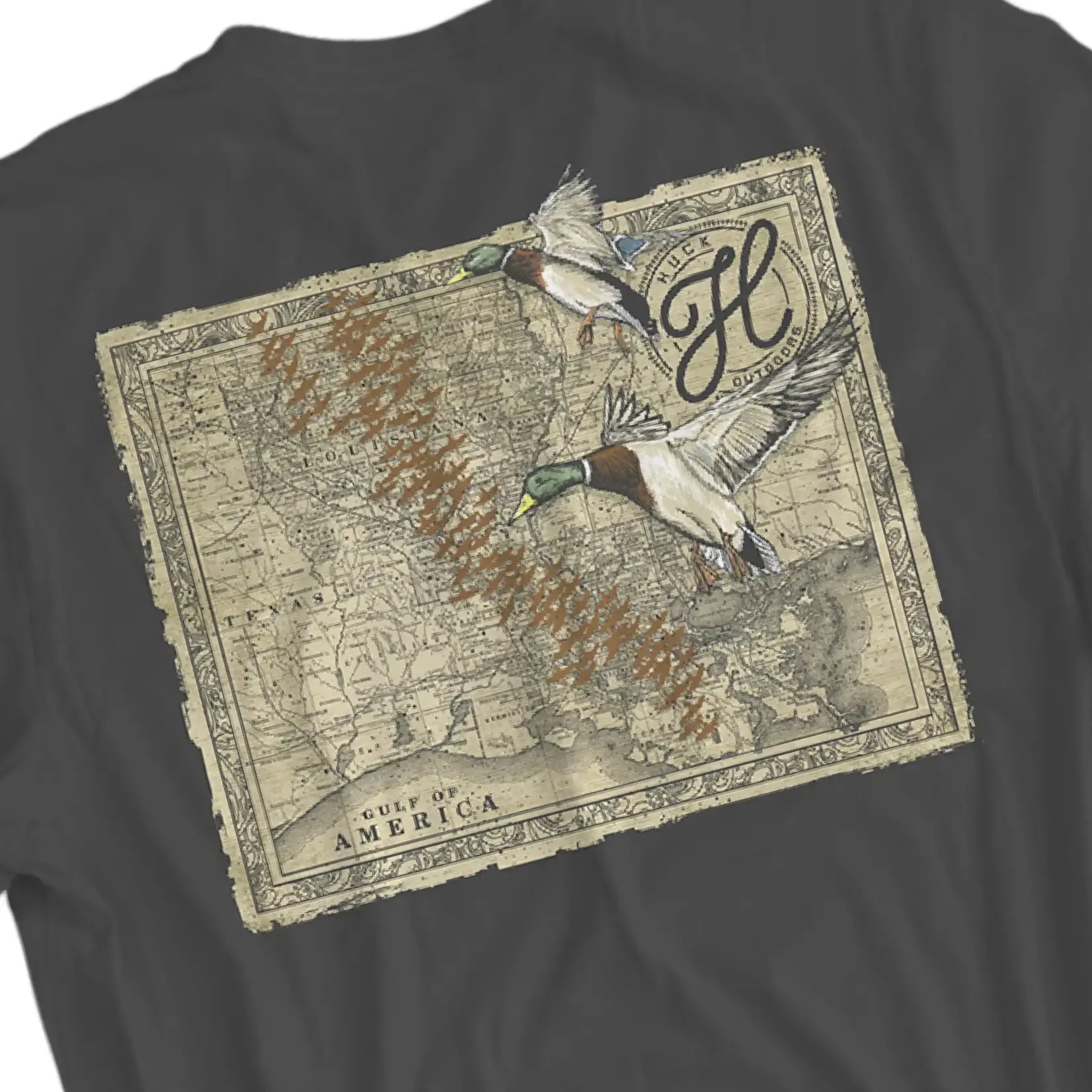 Huck Outdoors Huck Outdoors Migration Map S/S TEE Shirt