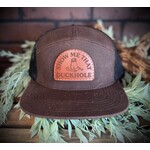 Huck Outdoors Huck Outdoors Show Me That Duckhole Leather Patch 7 Panel Snapback Hat