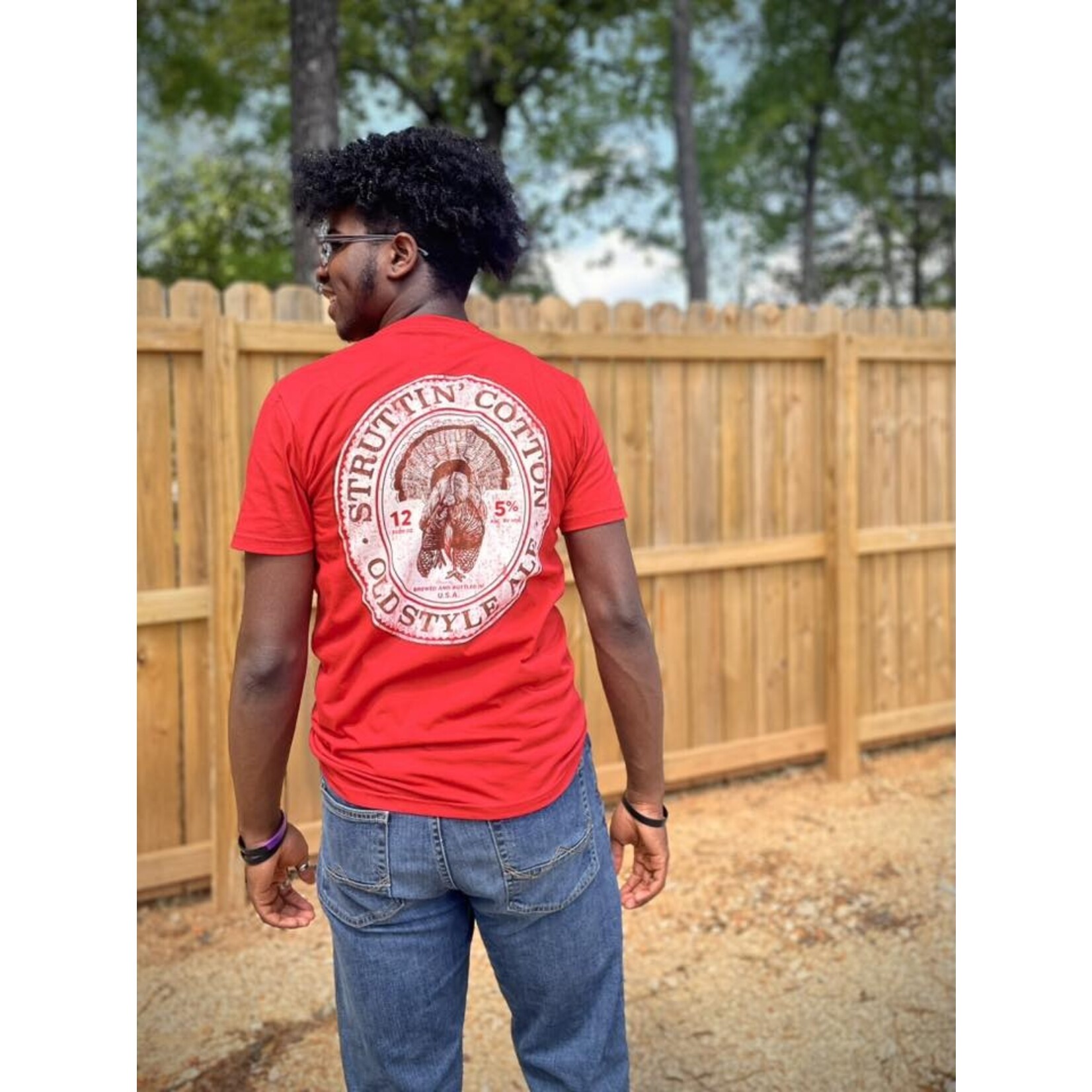 Struttin' Cotton Struttin' Cotton Old Style Turkey Ale S/S TEE Shirt