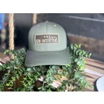 EZN Outfitters EZN Outfitters Brown Rubber Patch Logo Snapback Hat