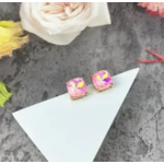 FAIRE Earrings JHP Collections Dazzlings Variety Colors of Semi Precious Glass Stud Earrings