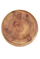 Round Acacia Wood Plate - 12"D
