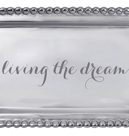 Mariposa Living The Dream Beaded Statement Tray