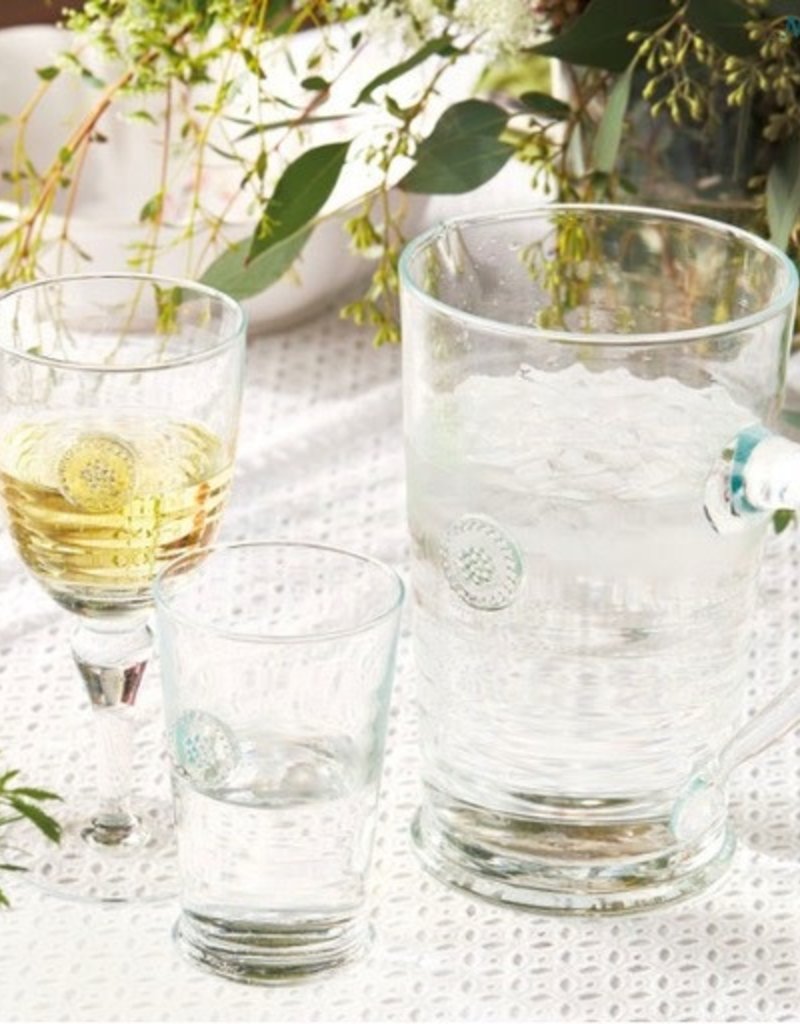 Juliska Berry and Thread Stemmed Wine Glass - Clear