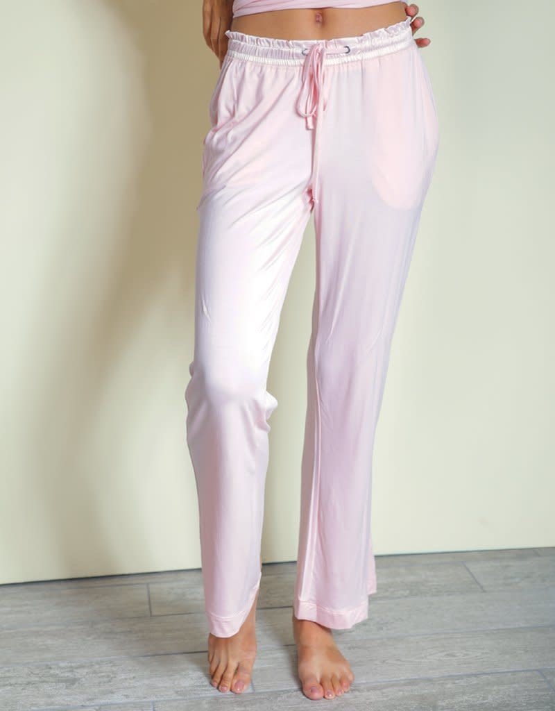 Faceplant Dreams Bamboo Long Pants - Pink - X-Large