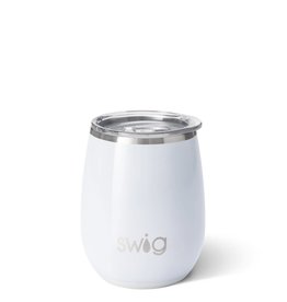 Swig Swig Stemless 14oz Wine Cup  - Diamond White