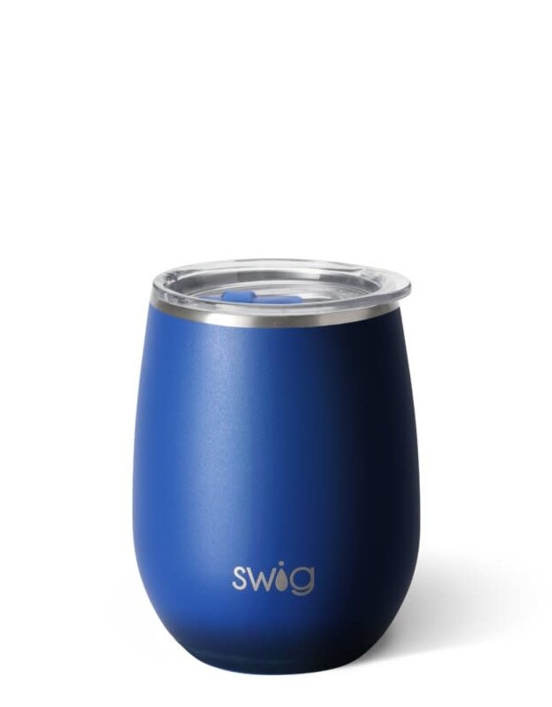 Swig Swig Stemless 14oz Wine Cup - Matte Royal