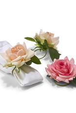 Rose Flower Napkin Ring - Single