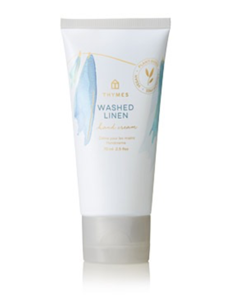 Thymes Washed Linen Hardworking Hand Cream