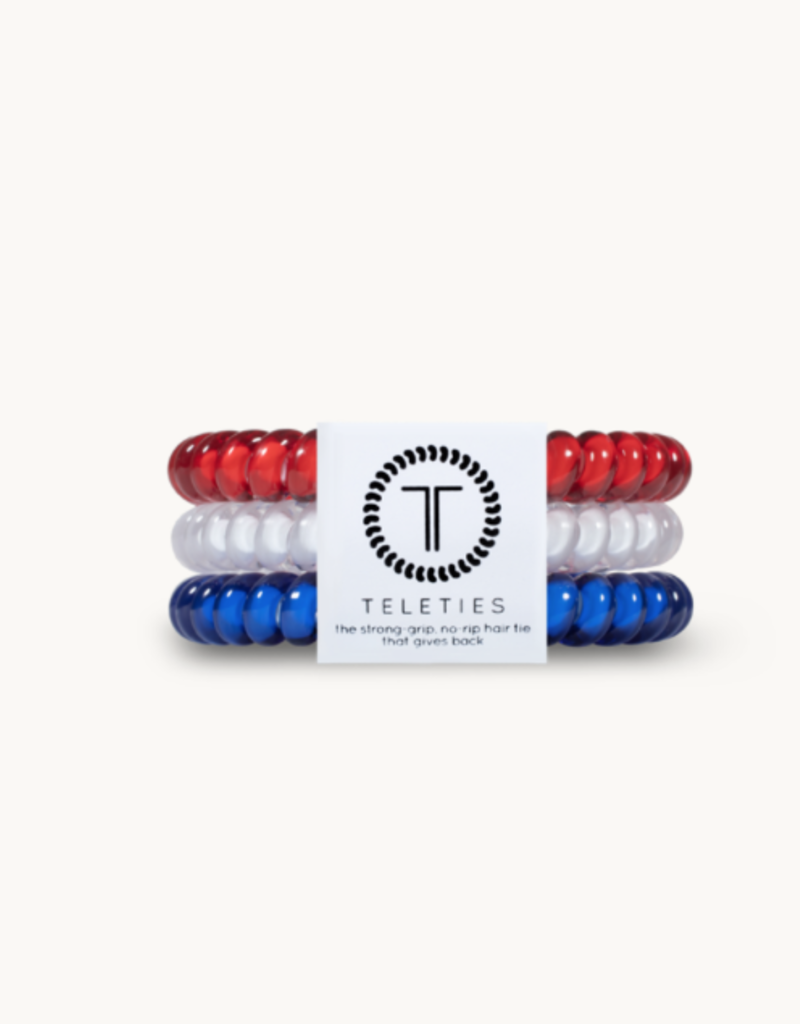 Teleties Teleties Red, White, & Blue 3 Pack - Small