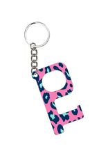 Hands-Free Keychain - Hot Pink Leopard