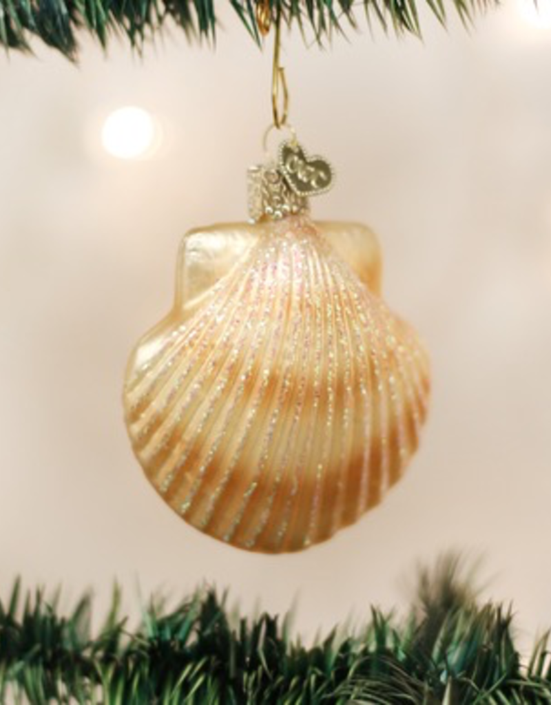 Old World Christmas Scallop Shell Ornament