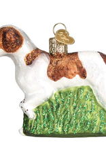 Old World Christmas Brittany Spaniel Ornament