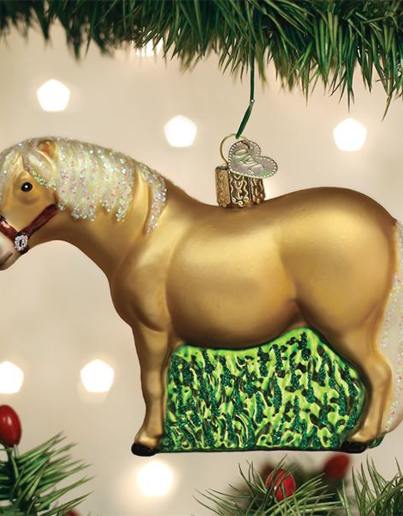 Old World Christmas Shetland Pony Ornament