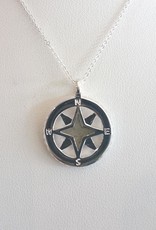 Dune Jewelry Compass Necklace - Crescent Beach