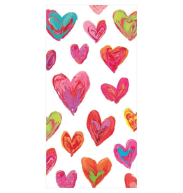 Happy Hearts Facial Tissue Hankies in Ivory - 10 Per Package