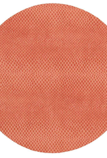 Coral Snakeskin Felt-Backed Placemat in Coral - 1 Each