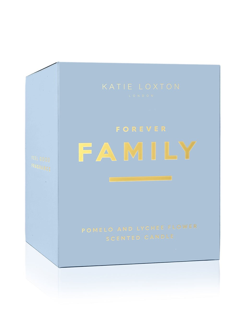 Katie Loxton Sentiment Candle - Forever Family - Pomelo and Lychee Flower
