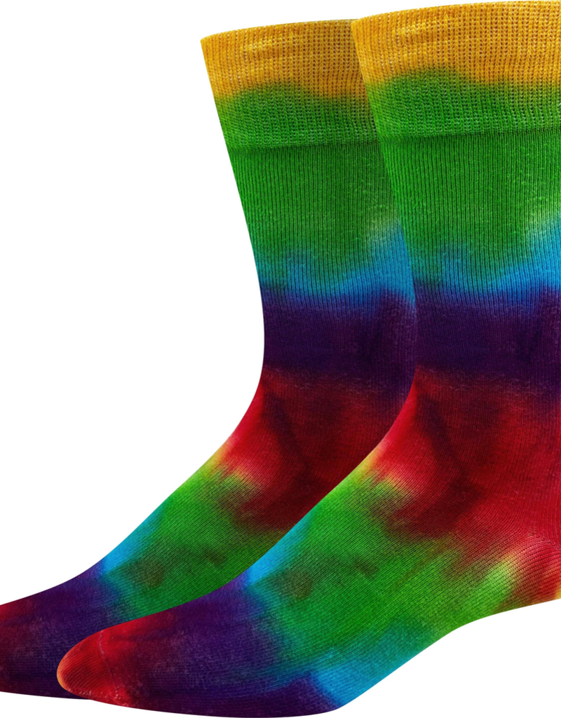 Rainbow Bamboo Tie Dye Socks