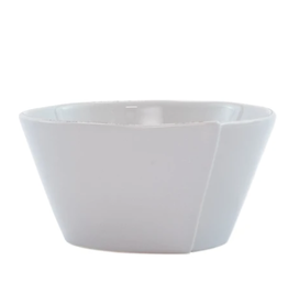 Vietri Lastra Stacking Cereal Bowl - Light Gray