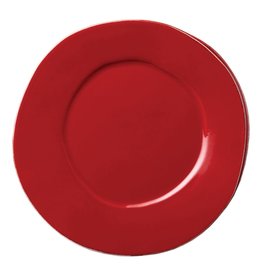 Vietri Lastra American Dinner Plate - Red