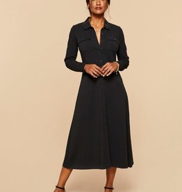 Spartina 449, LLC Peyton Jersey Shirt Dress - Black