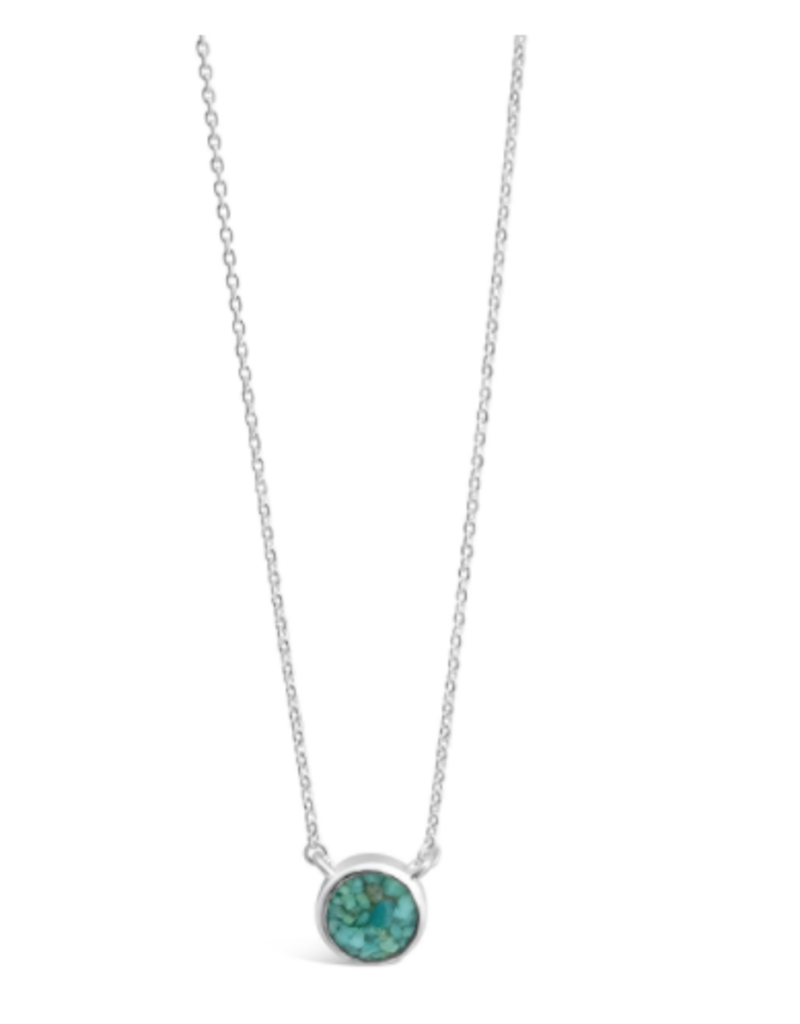 Dune Jewelry Delicate Dune Round Necklace - Turquoise