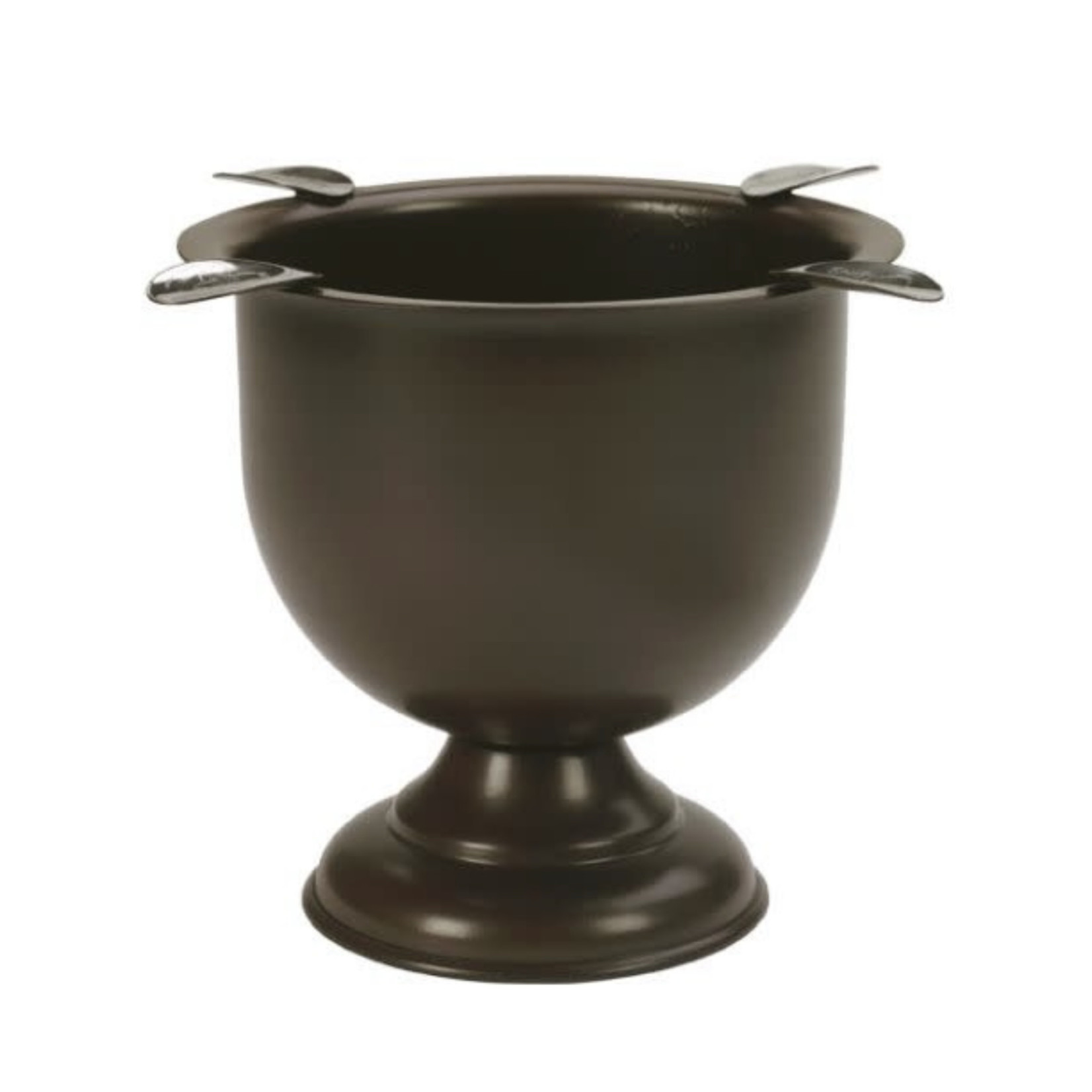 Stinky Cigar Ashtray, Chocolate Brown, 4 Stirrups