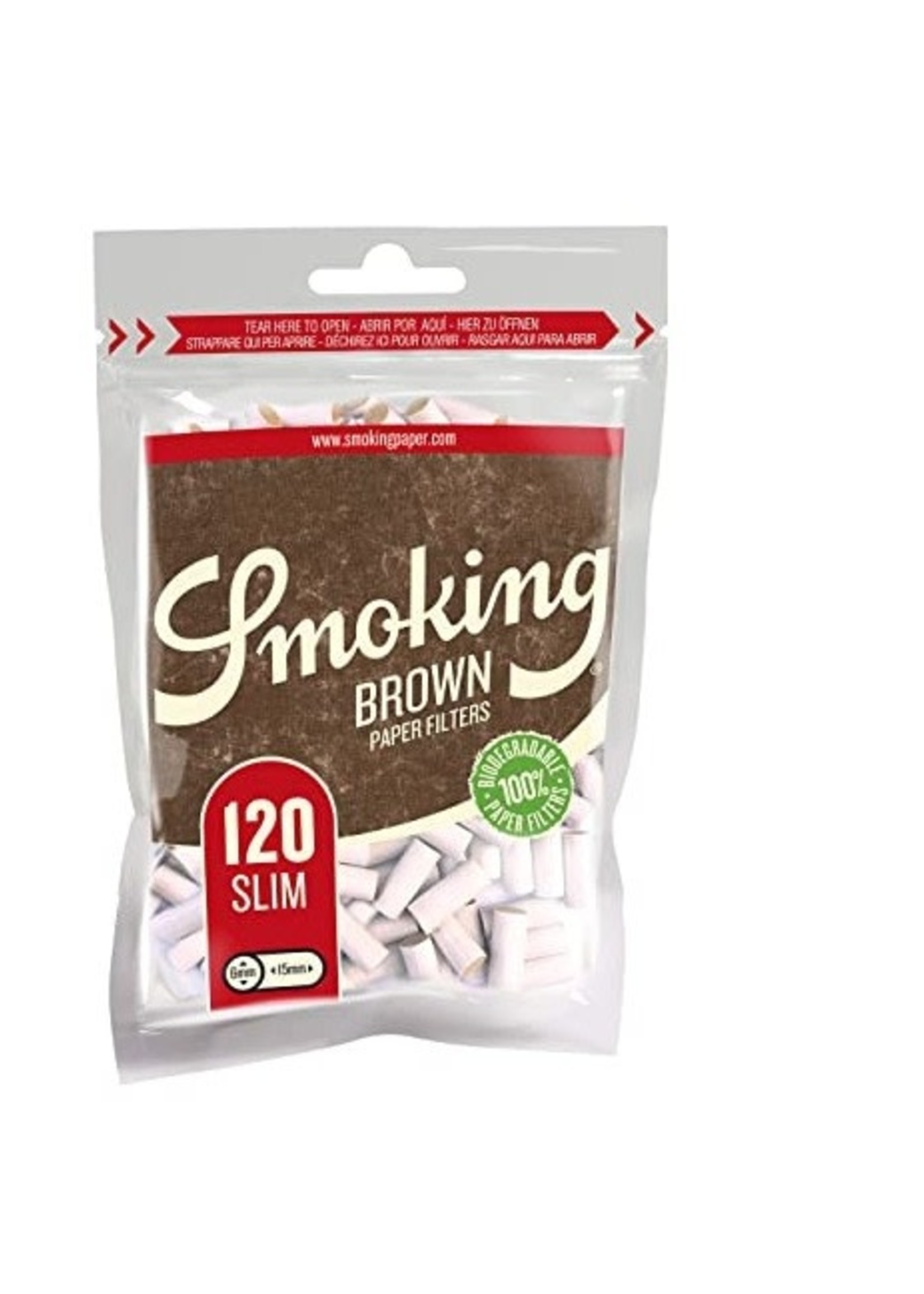 SMOKING SMOKING BROWN FILTERS SLIM 120