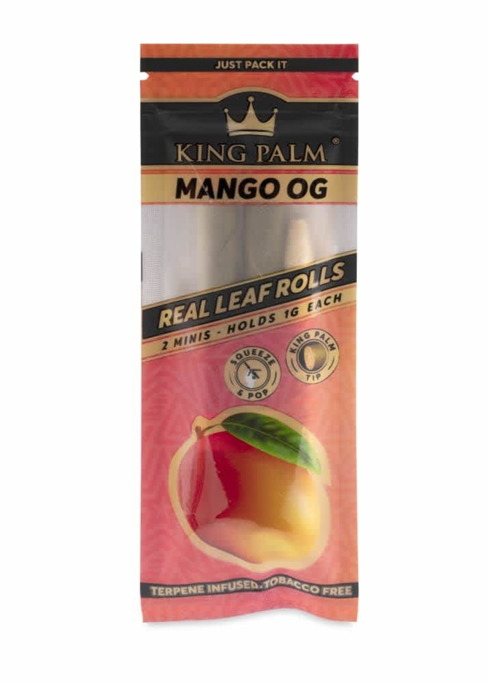 King Palm KING PALM 2-MINI ROLLS MANGO OG