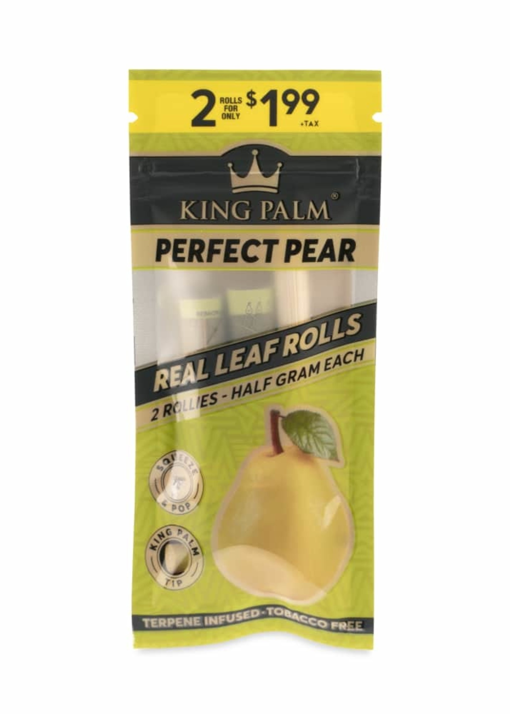 King Palm KING PALM 2-ROLLIES PERFECT PEAR