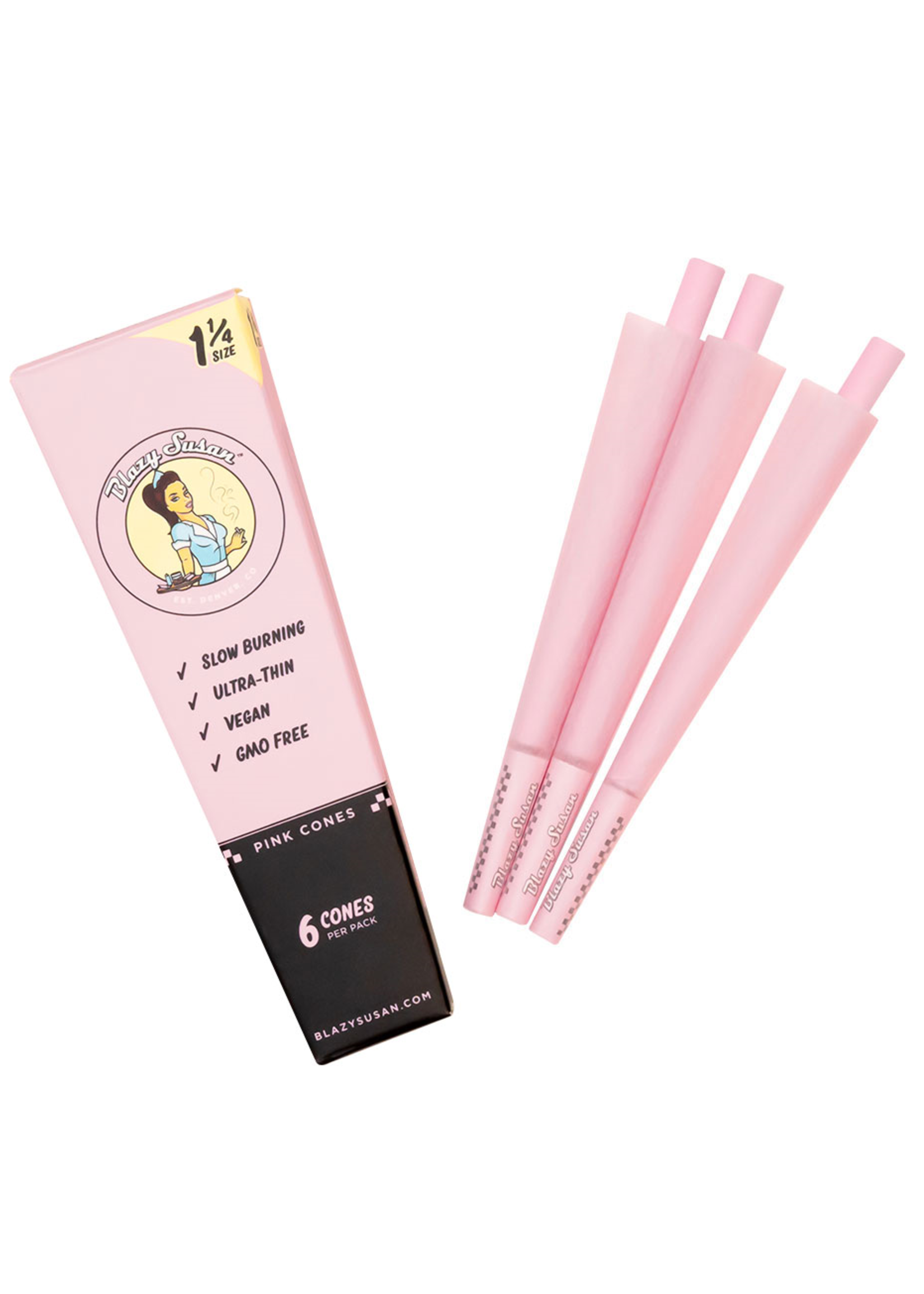 BLAZY SUSAN BLAZY SUSAN PINK CONES 1 1/4