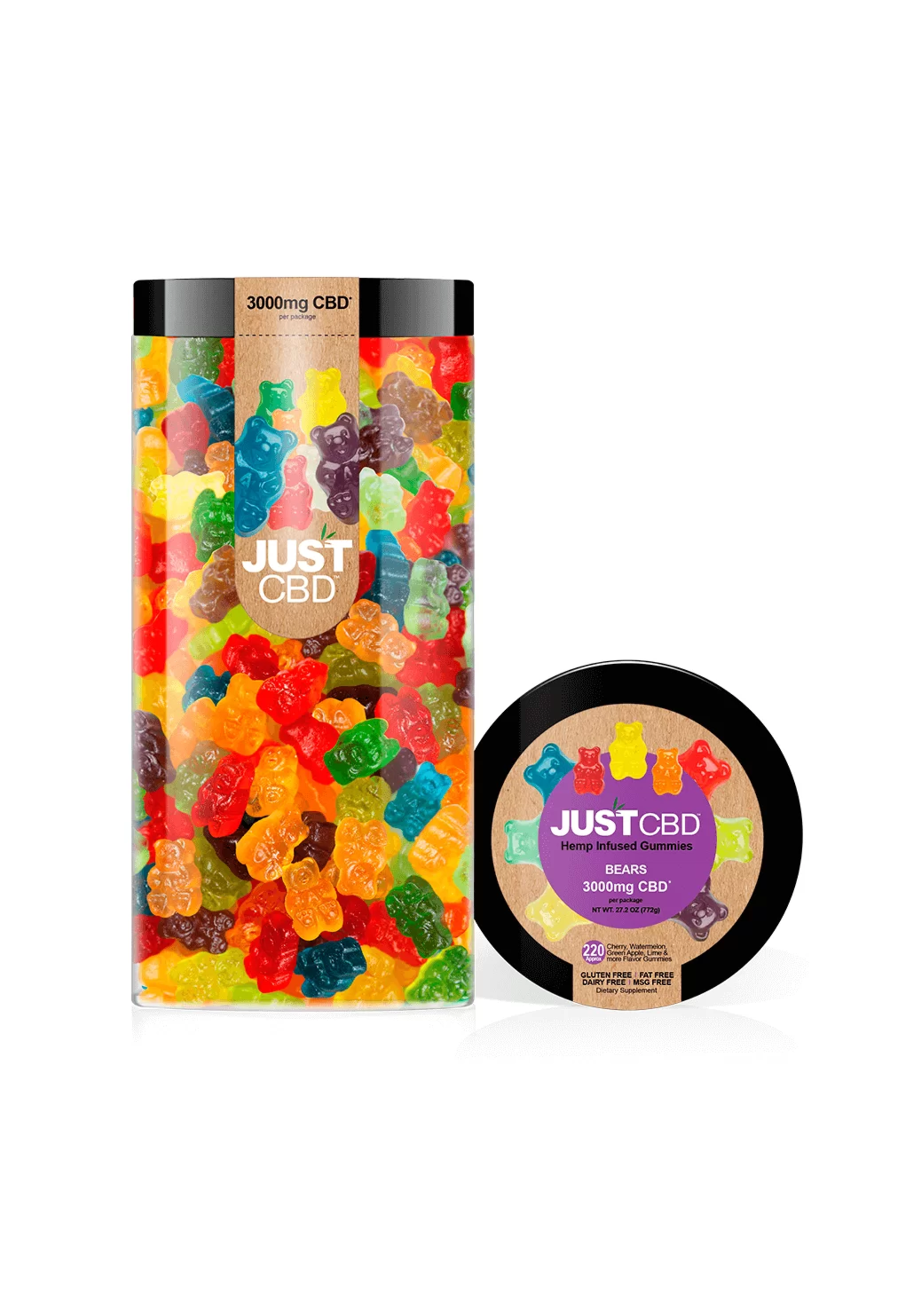 JUST CBD JUST CBD BEARS 3000MG