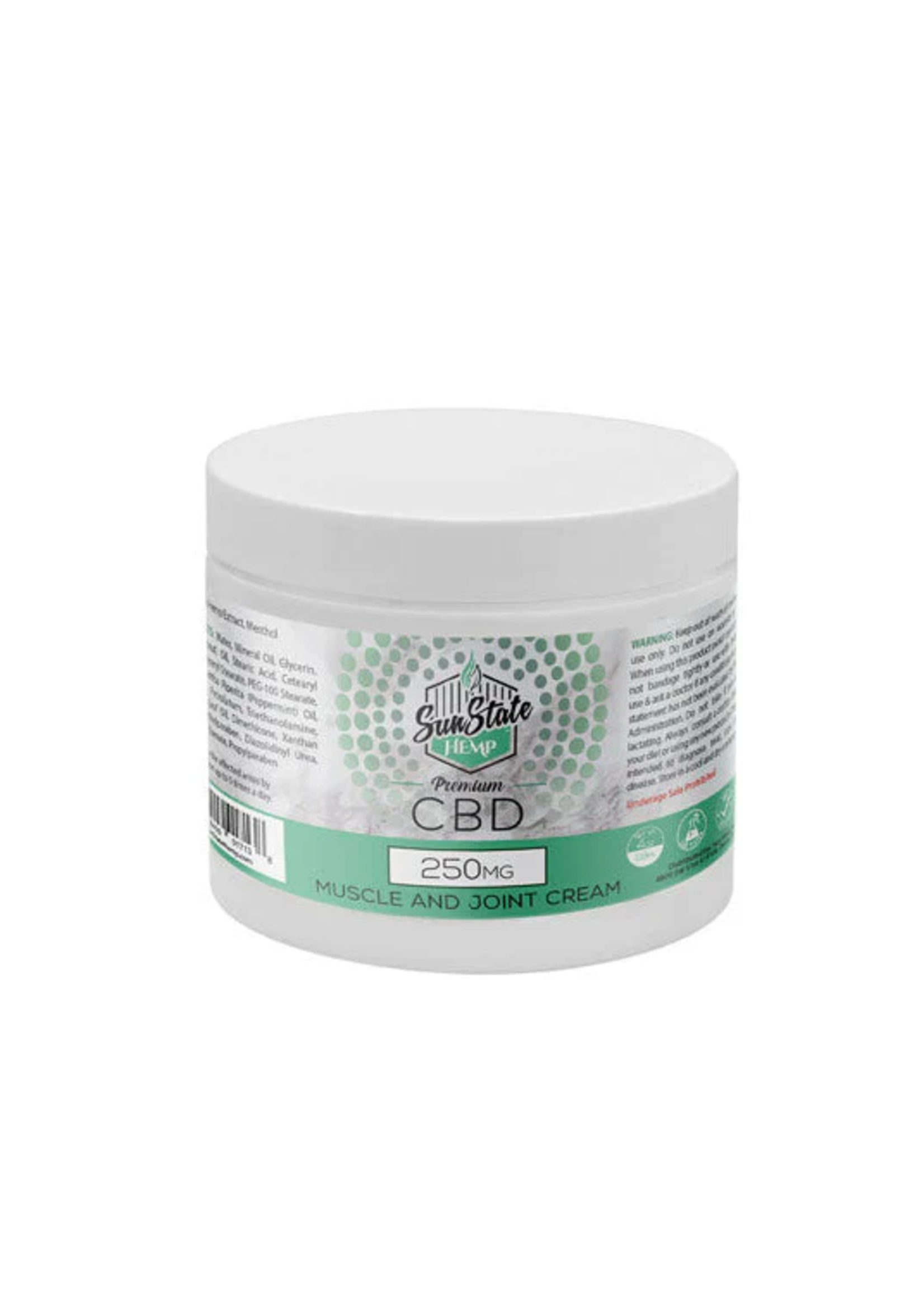 SUNSTATE SUNSTATE CBD MUSCLE AND JOINT CREAM 250 MG