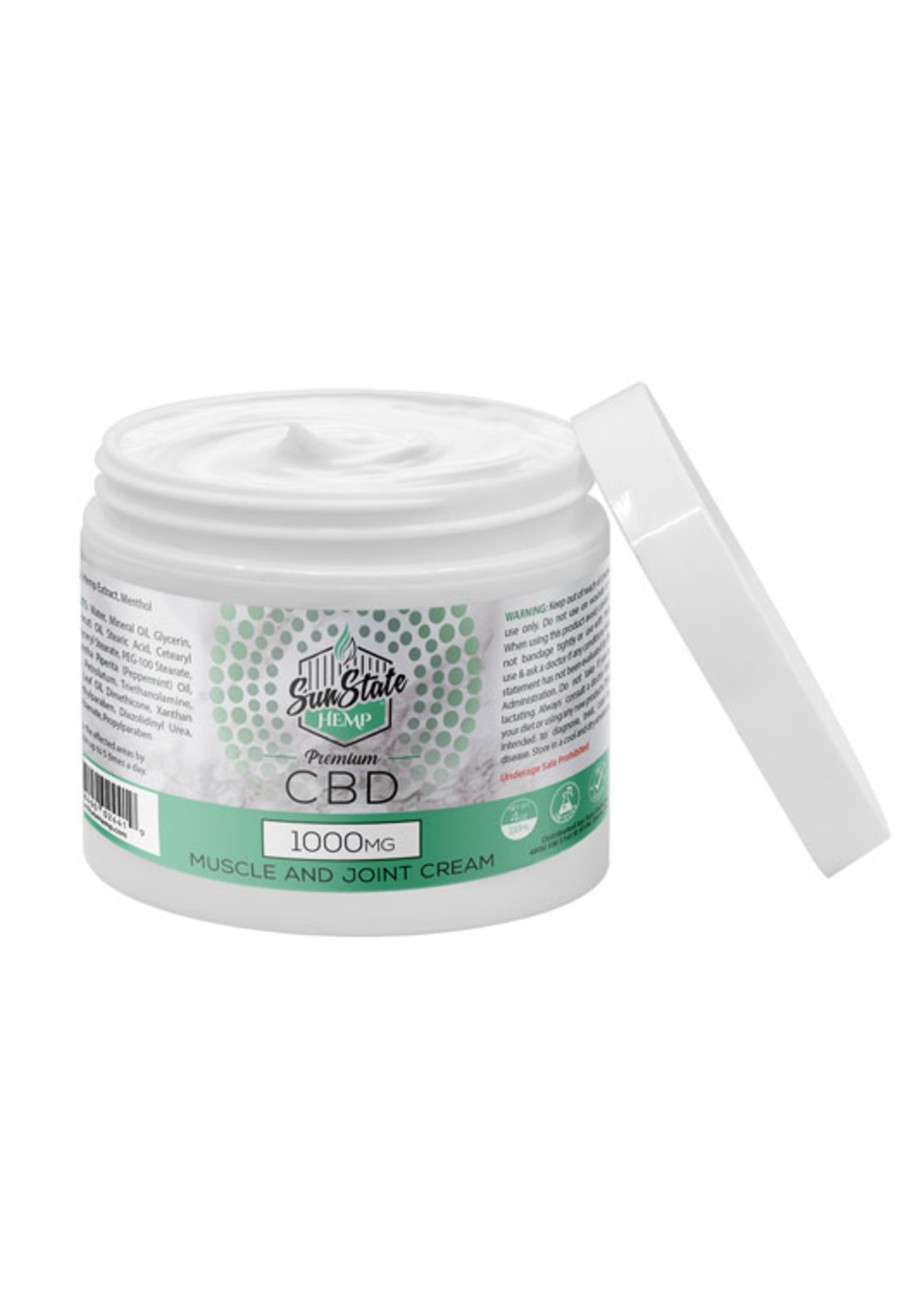 SUNSTATE SUNSTATE CBD MUSCLE AND JOINT CREAM 1000 MG