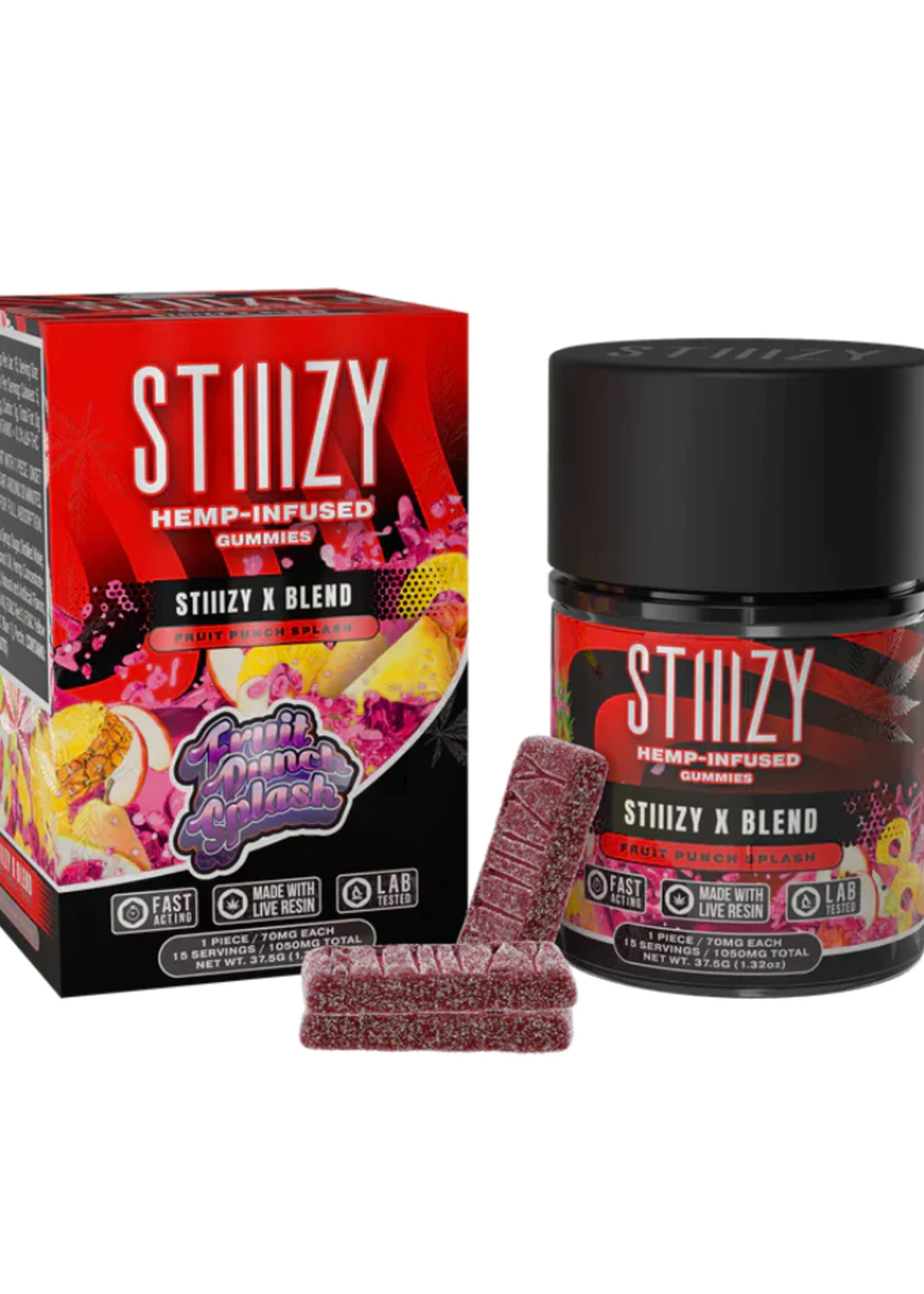 STIIIZY STIIIZY GUMMIES FRUIT PUNCH SPLASH