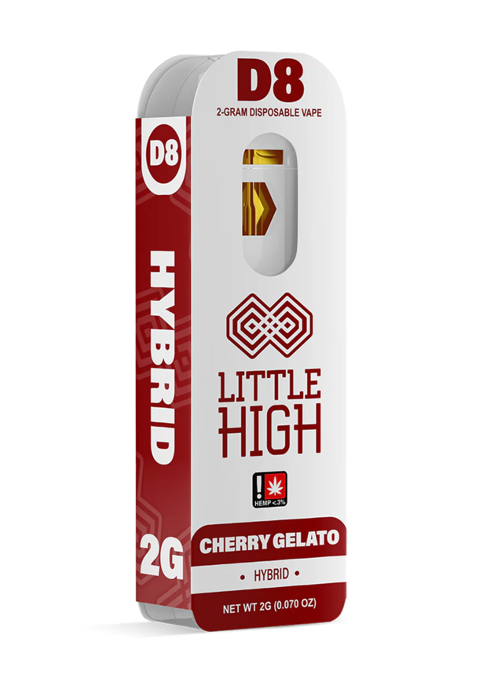 LITTLE HIGH LITTE HIGH DISPOSABLE D8 CHERRY GELATO HYBRID 2G