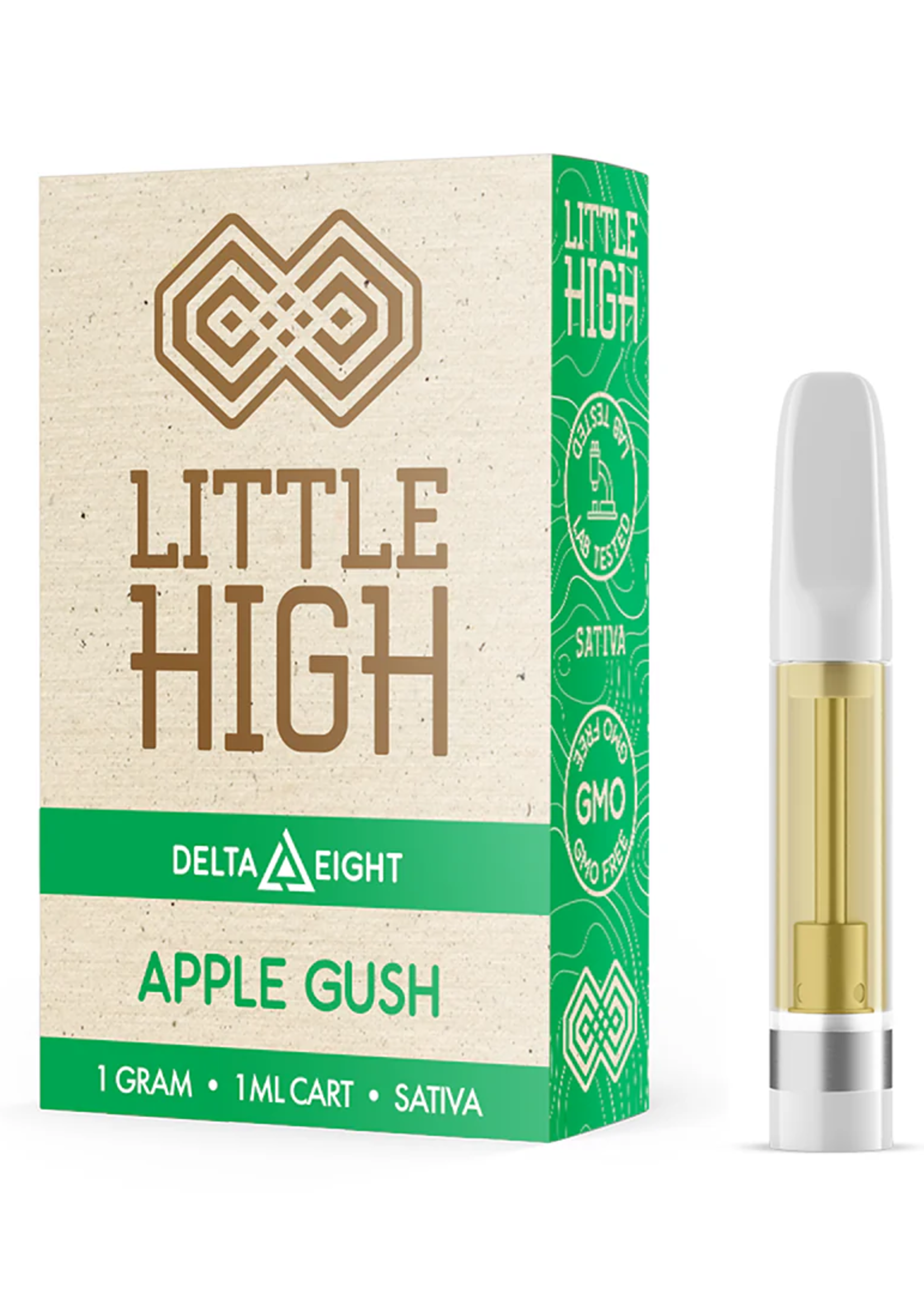 LITTLE HIGH LITTLE HIGH CART D8 APPLE GUSH SATIVA 1G