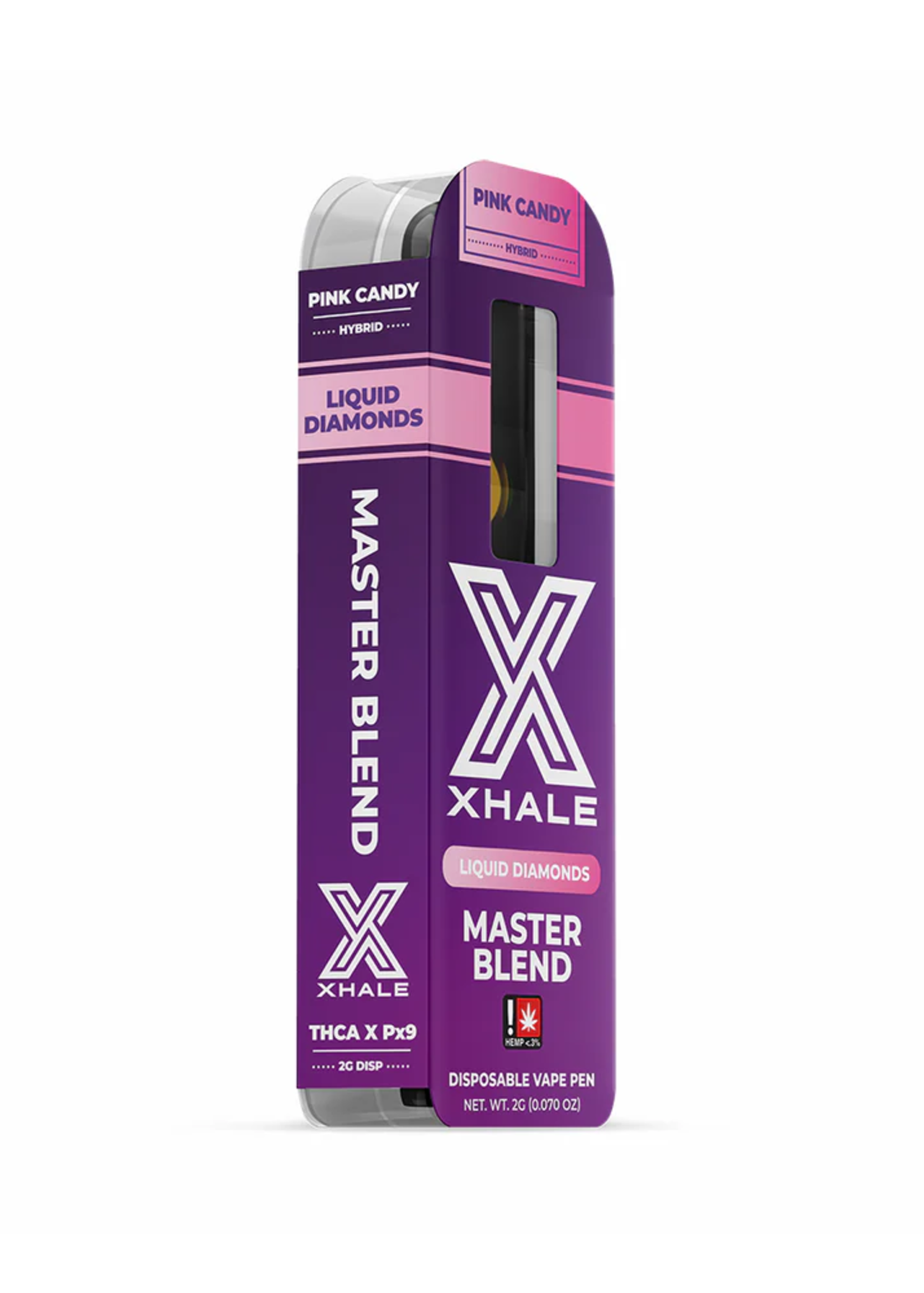 XHALE XHALE DISPOSABLE LIQUID DIAMONDS PINK CANDY HYBRID 2G