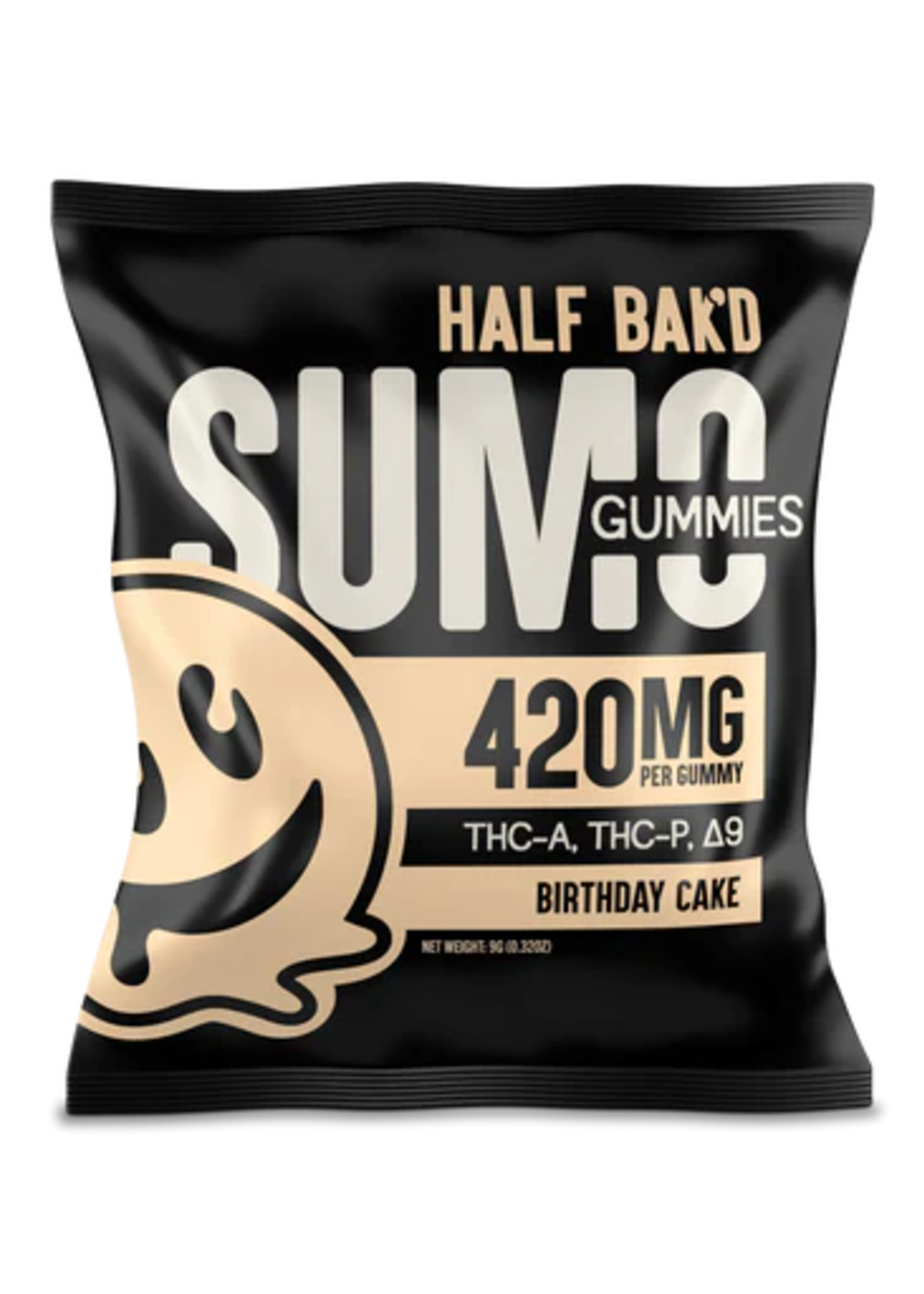 SUMO SUMO GUMMIES THC-A/THC-P/D9 BITHDAY CAKE 420MG