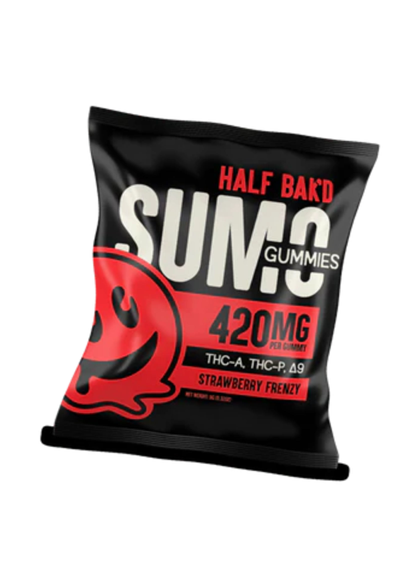 SUMO SUMO GUMMIES THC-A/THC-P/D9 STRAWBERRY FRENZY 420MG