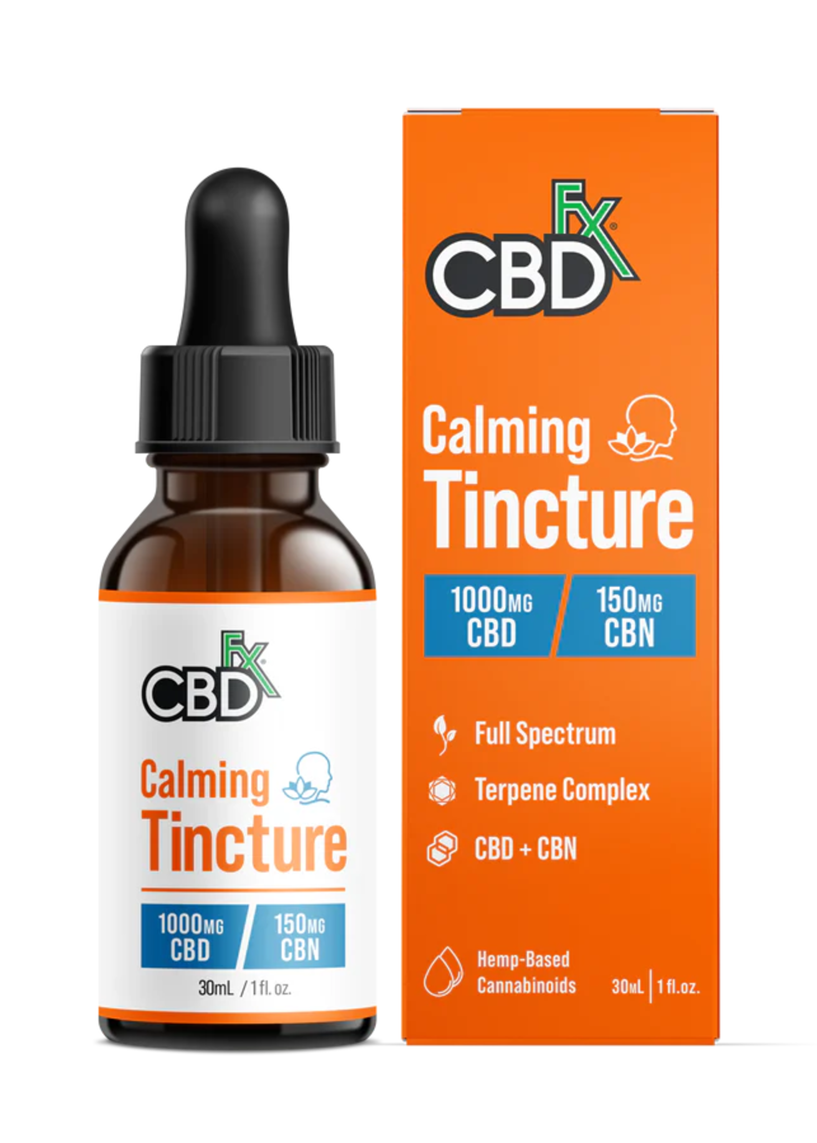 CBD FX CBDFX CALMING TINCTURE 1000MG