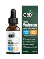 CBD FX CBDFX FOCUS BLEND MUSHROOM TINCTURE + CBG + CBD 2000MG