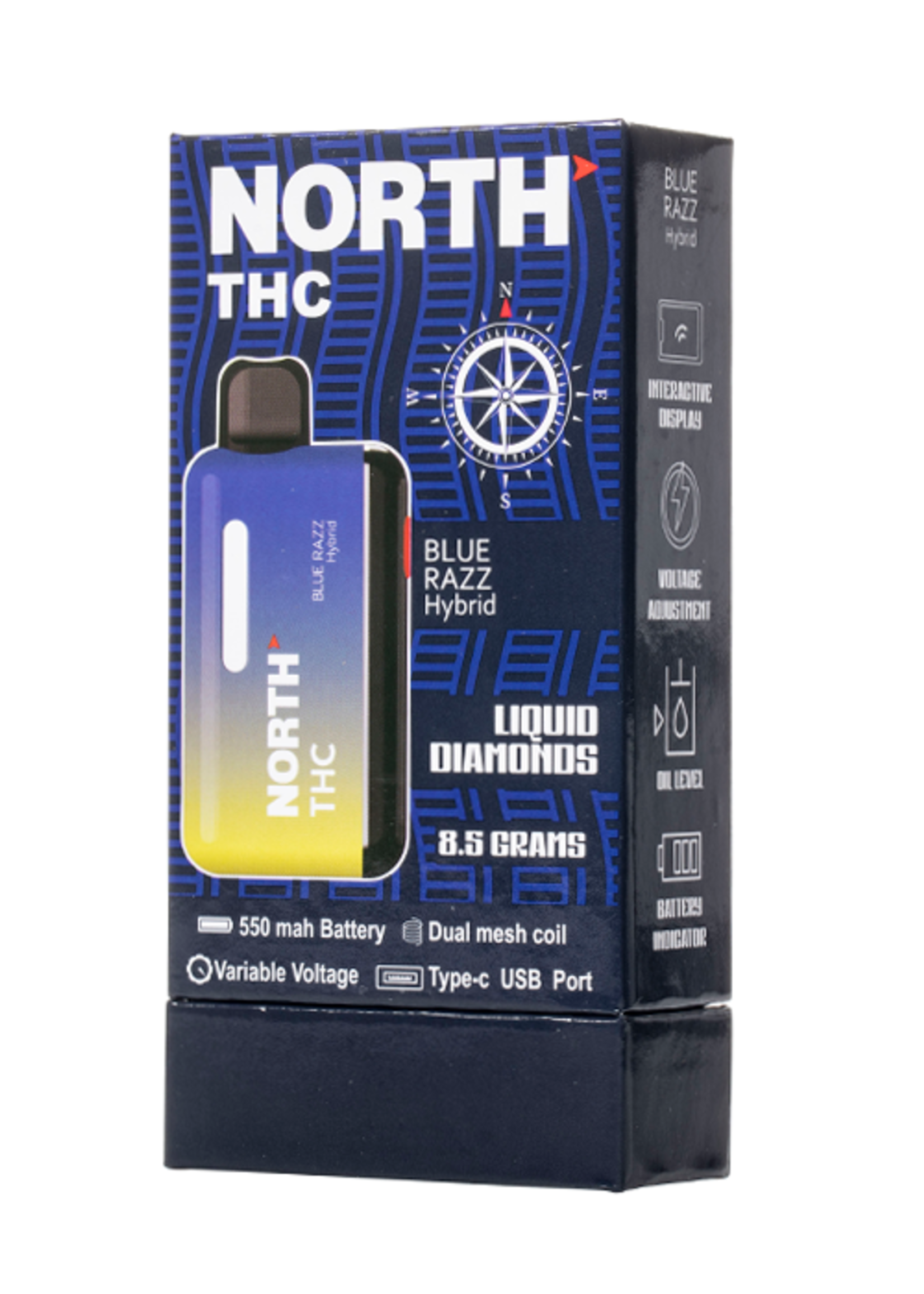 NORTH THC BLUE RAZZ HYBRID 8.5G