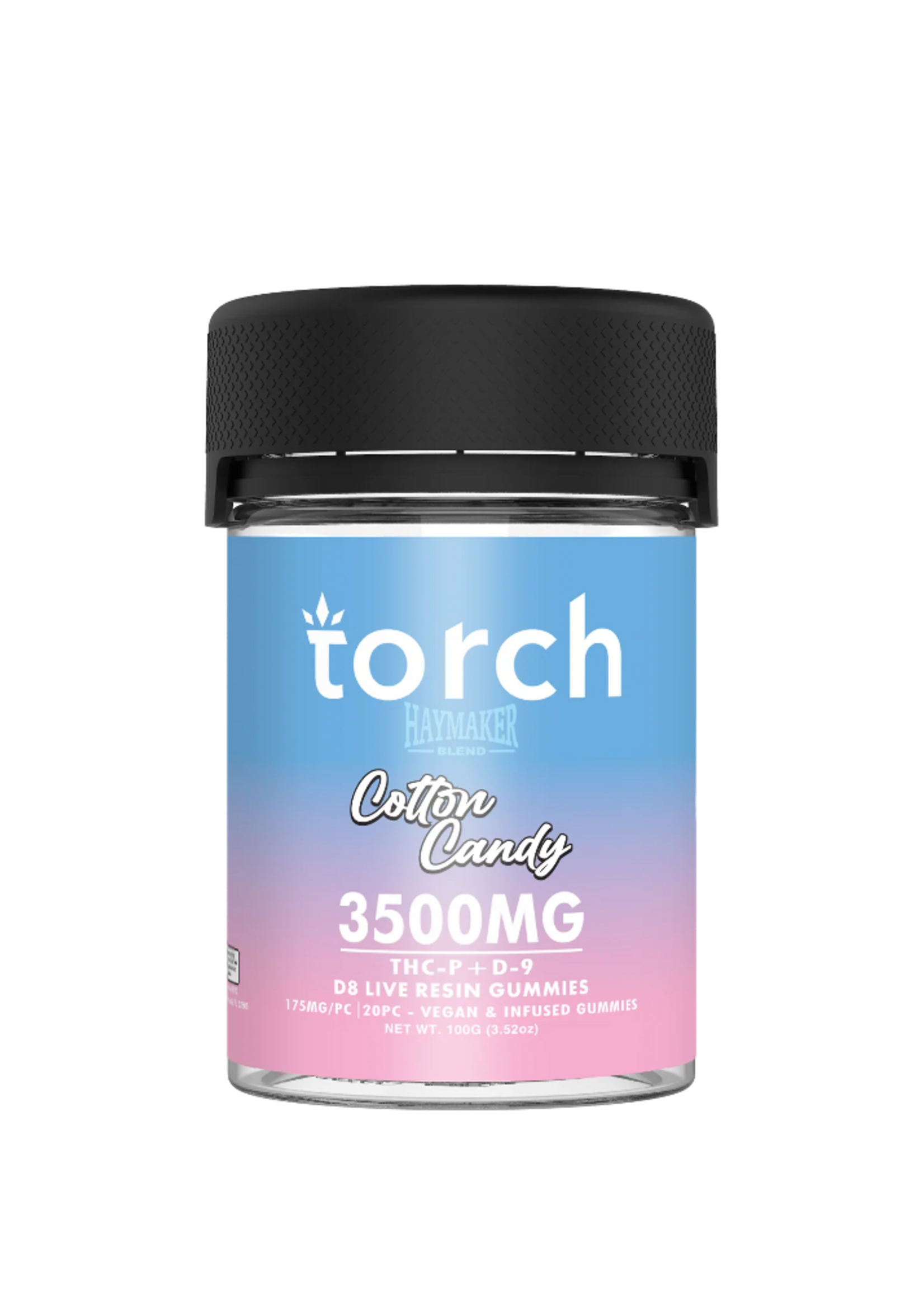 BLACK BUNKER TORCH GUMMIES COTTON CANDY THC-P/D9
