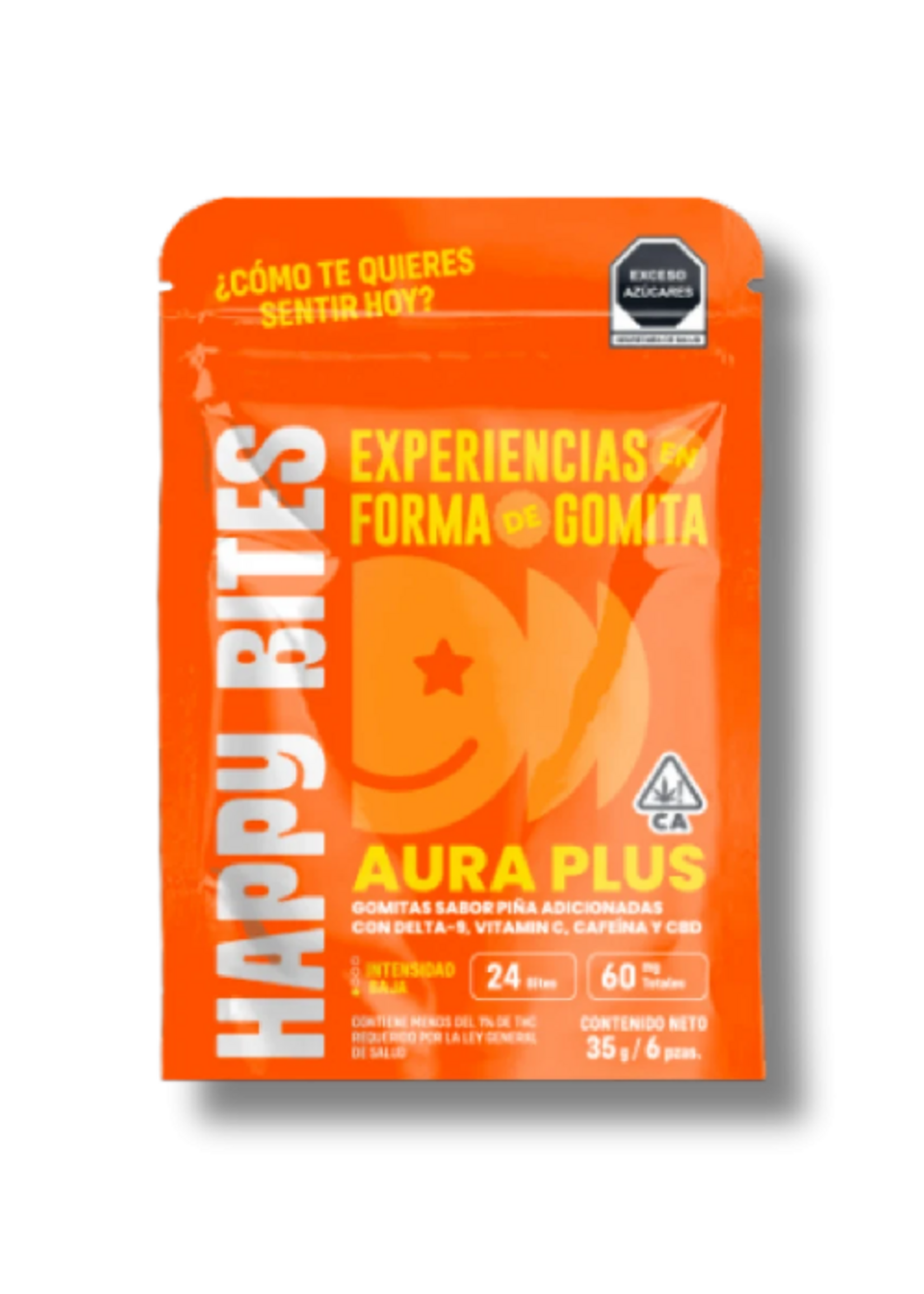 HAPPY BITES HAPPY BITES AURA PLUS D9 / VITAMINA C / CAFEINA / CBD