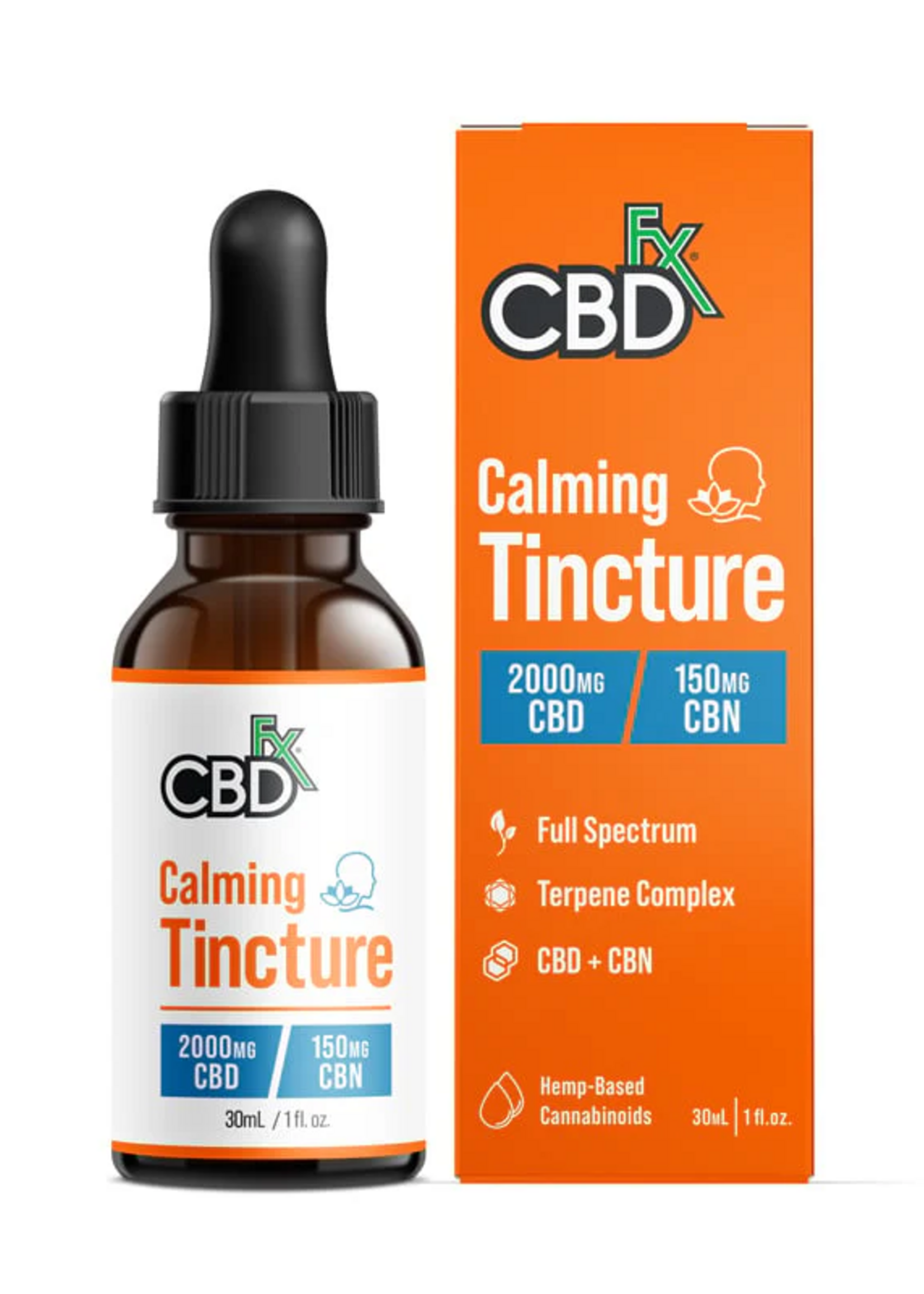 CBD FX CBDFX CALMING TINCTURE 2000MG