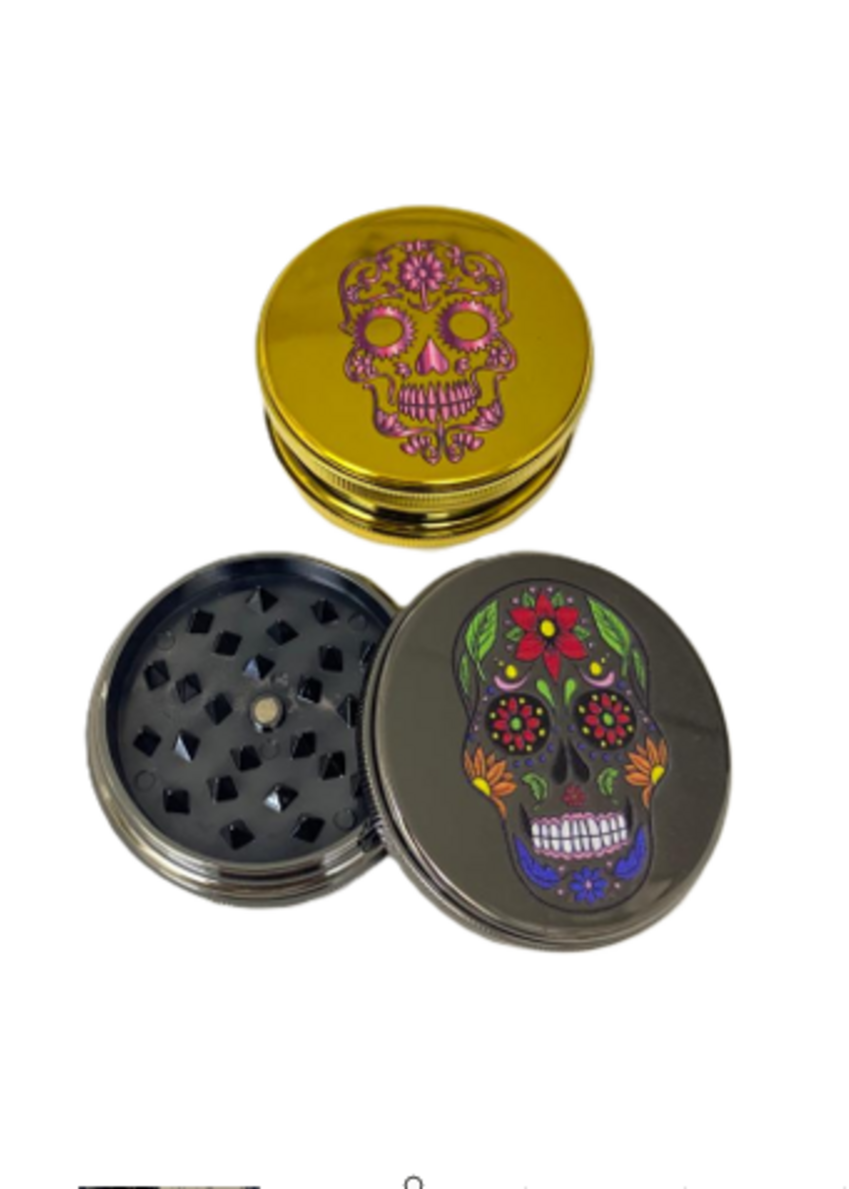 GRINDER CALAVERA METALIC